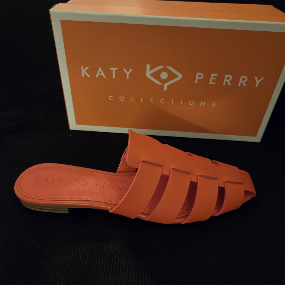 Katy Perry Collections Vibrant Orange Mules